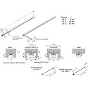 Hera Pluggable LED rod LED Stick 2, without dark zones, 7cm, 8 LED, 0.8W 3000K 55°, CRi >95