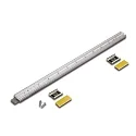 Pluggable LED double rod LED Twin-Stick 2, without dark zones, 24V DC, 20cm, 48 LED, 3W 4000K 55°, CRi >95