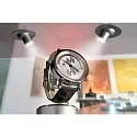 Hera recessed luminaire swivelling IP20, satined, black matt