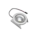 Lumière encastrée SR 68-LED pivotant, UGR < 19 IP44, chrome, transparent gradable 4,8W 485lm 4000K CRI 90-100