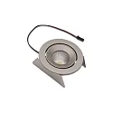 Lumière encastrée SR 68-LED pivotant, UGR < 19 IP44, acier inoxydable, transparent gradable 4,8W 485lm 4000K CRI 90-100