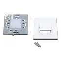 Luminaire d'encastrement mural  LED WALL DOWN IP20, opale, blanche gradable