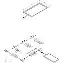 Hera Flat LED under-cabinet luminaire Dynamic LED SKY, IP20, 6W 2700-5000K 255lm 110°, inox look