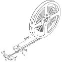 Hera Bande LED LED TAPE F avec prise de courant 500cm, 40W 4000K 120° CRI 80-89