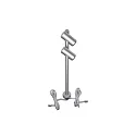 Luminaire d'objet  LED DUO SPOT réglable, aluminium mat, satiné