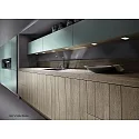 Hera LED Recessed luminaire FAQ 58 with surface light, 3W, 3000K, IP20, brushed stainless steel