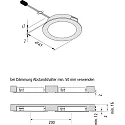 Hera Lumière encastrée DYNAMIC FAR-58 Tunable White IP20, acier inoxydable, opale  3W 225lm 2700|5000K >80° >80° CRI 90-100