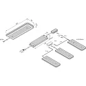 Hera Eclairage sous meuble IP20, aluminium, mat