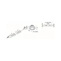 Hera recessed luminaire ECO SR 68 swivelling, set of 1 IP20, white dimmable 6,5W 750lm 2700K 24° 24° CRI 80