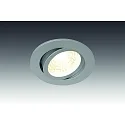 Lumière encastrée ECO SR 68 pivotant, lot de 1 IP20, chromé mat gradable 6,5W 750lm 3000K 24° 24° CRI 80