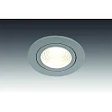 Lumière encastrée ECO SR 68 pivotant, lot de 1 IP20, chromé mat gradable 6,5W 750lm 4000K 24° 24° CRI 80