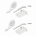 Bande LED TAPE FN-3FC FREECUT 930 / 5M avec prise de courant blanche