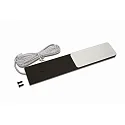 Eclairage sous meuble S-PAD F plat, avec prise de courant IP20, noir gradable 3W 270lm 4000K 115° 115° CRI >90 20cm