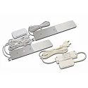 Eclairage sous meuble S-PAD F conducteur inclus, lot de 2, avec variateur tactile IP20