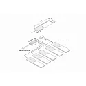 Hera Eclairage sous meuble S-PAD F conducteur inclus, lot de 2, avec variateur tactile IP20