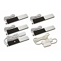Eclairage sous meuble S-PAD F conducteur inclus, lot de 5, avec variateur tactile IP20