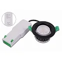 Eclairage d'extérieur encastré ECO R 68 rigide, CCT Switch, multipower, câblé en continu IP65, noir, blanche gradable