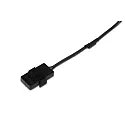 Alimentateur central pour 24V FLAT TRACK, noir 