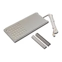 Eclairage sous meuble LED L-PAD plat, avec prise de courant, dimmable IP20, aluminium, transparent gradable 7