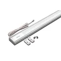 Eclairage sous meuble LED TOP-STICK FIR avec capteur, avec prise de courant, avec éclairage IP20, aluminium, opale gradable 24
