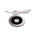 Recessed LED spot AR 78-LED, round, Ø 9cm, with LED24-plug, CRi>95, glare-free, fixed, 7.5W 3000K 450lm 80°, black