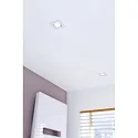 Hera Lumière encastrée pivotant IP44, noir, transparent, laqué gradable 7
