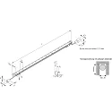 Luminaire de surface LED PIPE rond, rotatif IP20, aluminium, opale gradable