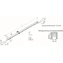 Hera Rotatable, round LED surface moount luminaire LED PIPE F, homogeneous area light, 121cm, 22.3W 3000K