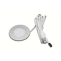 Lumière encastrée DYNAMIC FR 55-LED rond, Tunable White IP20, acier inoxydable, opale gradable 3W 210lm 2700-5000K CRI 90-100