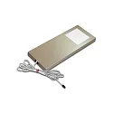 Eclairage sous meuble DYNAMIC LED SLIM-PAD F plat, Tunable White IP20, acier inoxydable