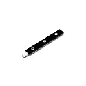 LED lightbar LED 2-Link PIXEL, 3 lenses, for LED 2-Link profiles, LED24 connection, CRi>95, 3x 1.2W 4000K 57lm 35°, black