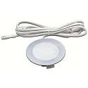 Recessed HV LED spot FR 78-LED with area light, IP20, 230V HVLCS, 3W 4000K 200lm 110°, matt chrome