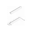Eclairage sous meuble haut bas IP20, opale, noir  7