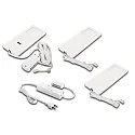 Applique et plafonnier LED SLIM-PAD F lot de 3, dimmable, contrôlable avec des gestes IP20, opale, blanche gradable