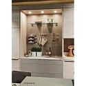 LED Recessed luminaire FAR 58, 3er Set, 3x 3W, 3000K, IP20, brushed stainless steel