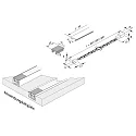 Hera Profil d'angle CORNER 19, aluminium