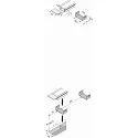 Hera recessed profile, black