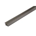 recessed profile, stainless steel