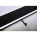 Hera Support INTERO-LINE - SLICED GLASS HOLDER  3 fois, mécanique, amovible, acier inoxydable brossé