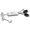 Transformateur LED 350 3 fois, avec prise de courant, noir , blanche