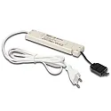 Transformateur LED 350 3 fois, avec prise de courant, noir , blanche