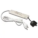 Transformateur LED 350 5 fois, avec prise de courant, noir , blanche