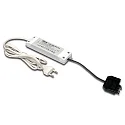 Transformateur LED 350 5 fois, avec prise de courant, noir , blanche