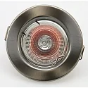HEITRONIC Heitronic Recessed spot round, brushed stainless steel, GU5,3, max. 50W