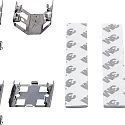 Eclairage sous meuble MECANO langue IP20, blanche gradable 15W 1000lm 3000K CRI 82 100cm