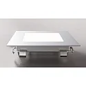 HEITRONIC Heitronic LED Panel, 2700K, warm white, 24 LED, 3,5W, silver