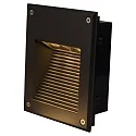 HEITRONIC Luminaire d'encastrement mural  DORA Bas IP65, graphite 