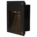 HEITRONIC Luminaire d'encastrement mural  DORA Bas IP65, graphite 