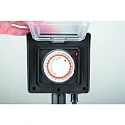 HEITRONIC 2-way power distributor DUBAI with 1,5m connection cable and plug, with timer