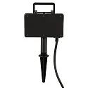 HEITRONIC Brochet de prises DUBAI 3 fois, avec prise de courant, graphite